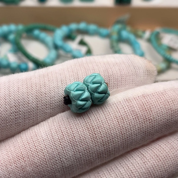 绿松石未镶嵌珠宝奇石10mm