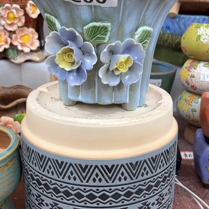 紫砂花盆粗陶材质多肉花盆