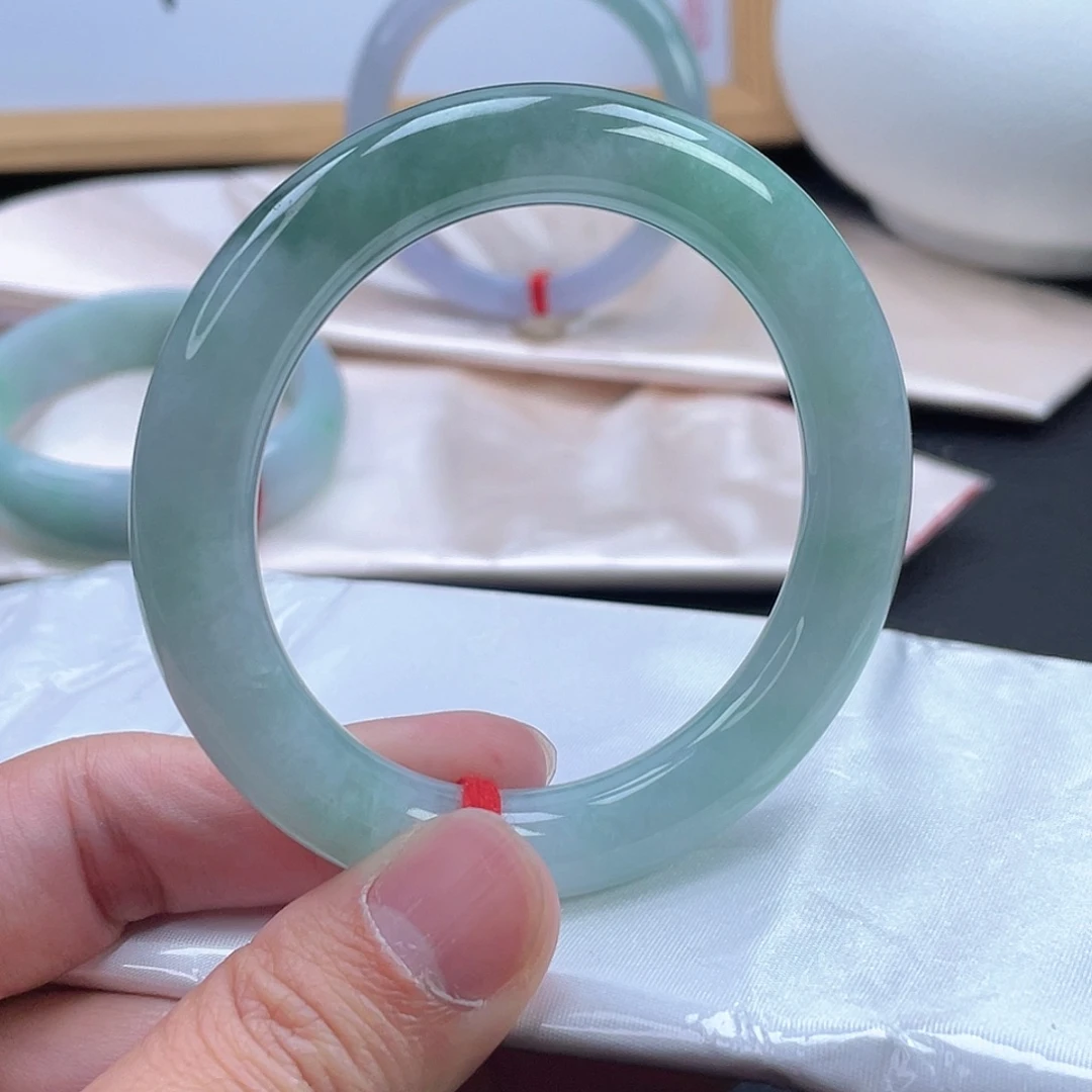 翡翠未镶嵌手镯手镯55.6