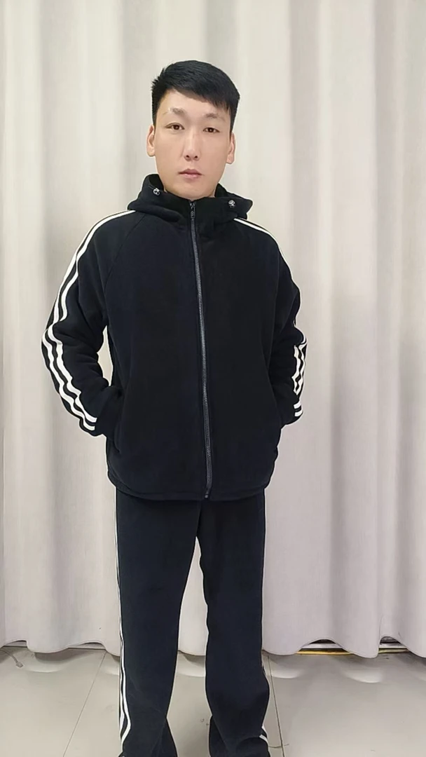 2025【帽子情侣款】升级海豚绒保暖休闲时尚加绒加厚套装连帽秋冬款