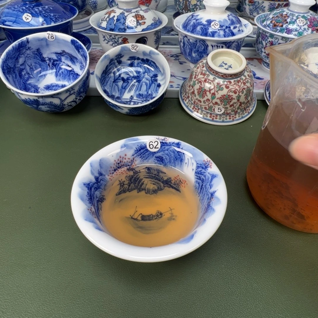 景德镇纯手工纯手绘茶具木木62