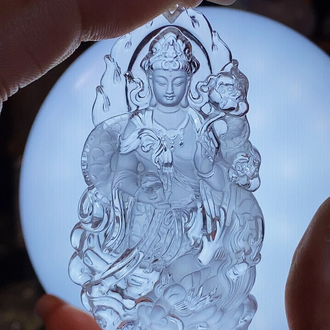 当***样颈饰未镶嵌水晶吊坠