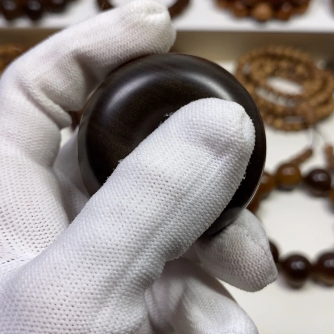 老***童檀香木老山檀香3颗大漆3颗南红