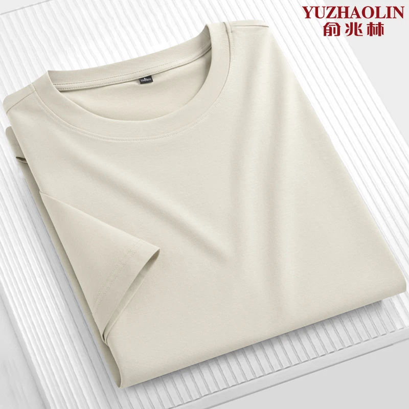 俞兆林男士休闲短袖T恤7A抗菌亲肤吸湿透气运动凉感简约半袖上衣