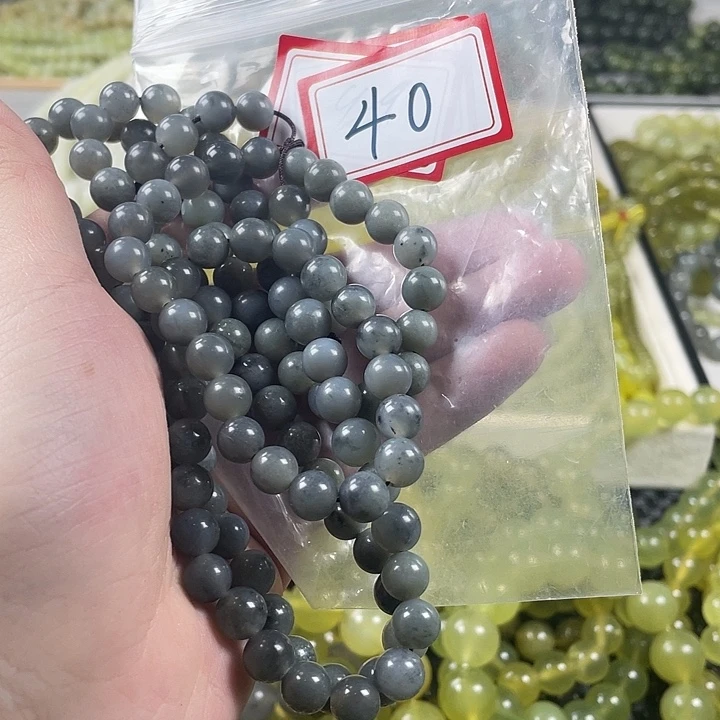 蛇纹石玉未镶嵌手链