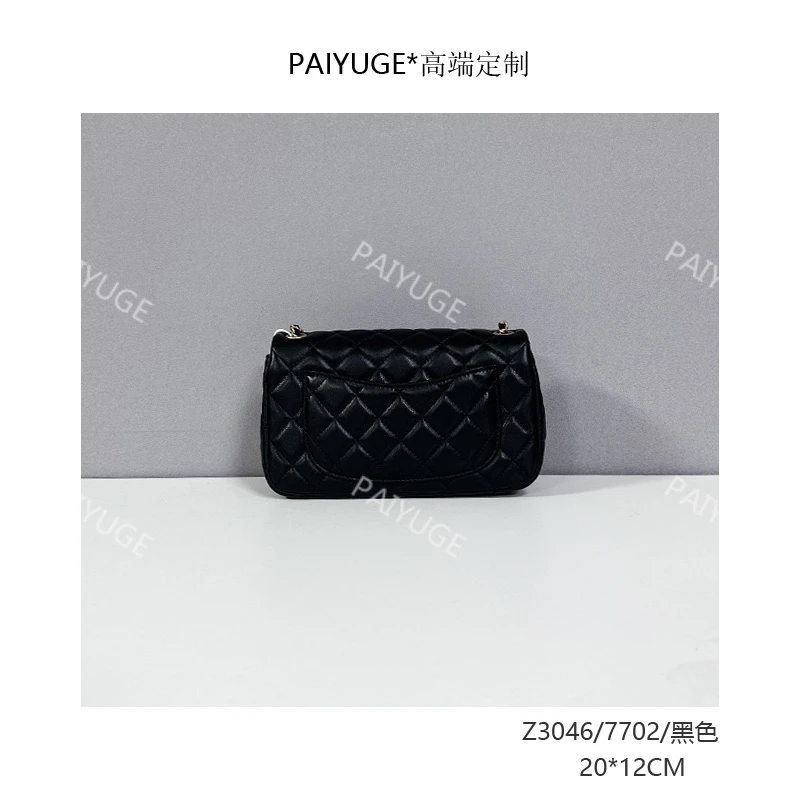 Z3046/7702/黑色 paiyuge高端订制百搭女士手提斜挎包 2299