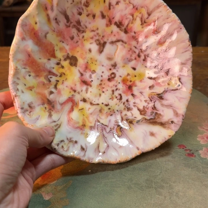 用***2柴烧纯手工手绘陶瓷