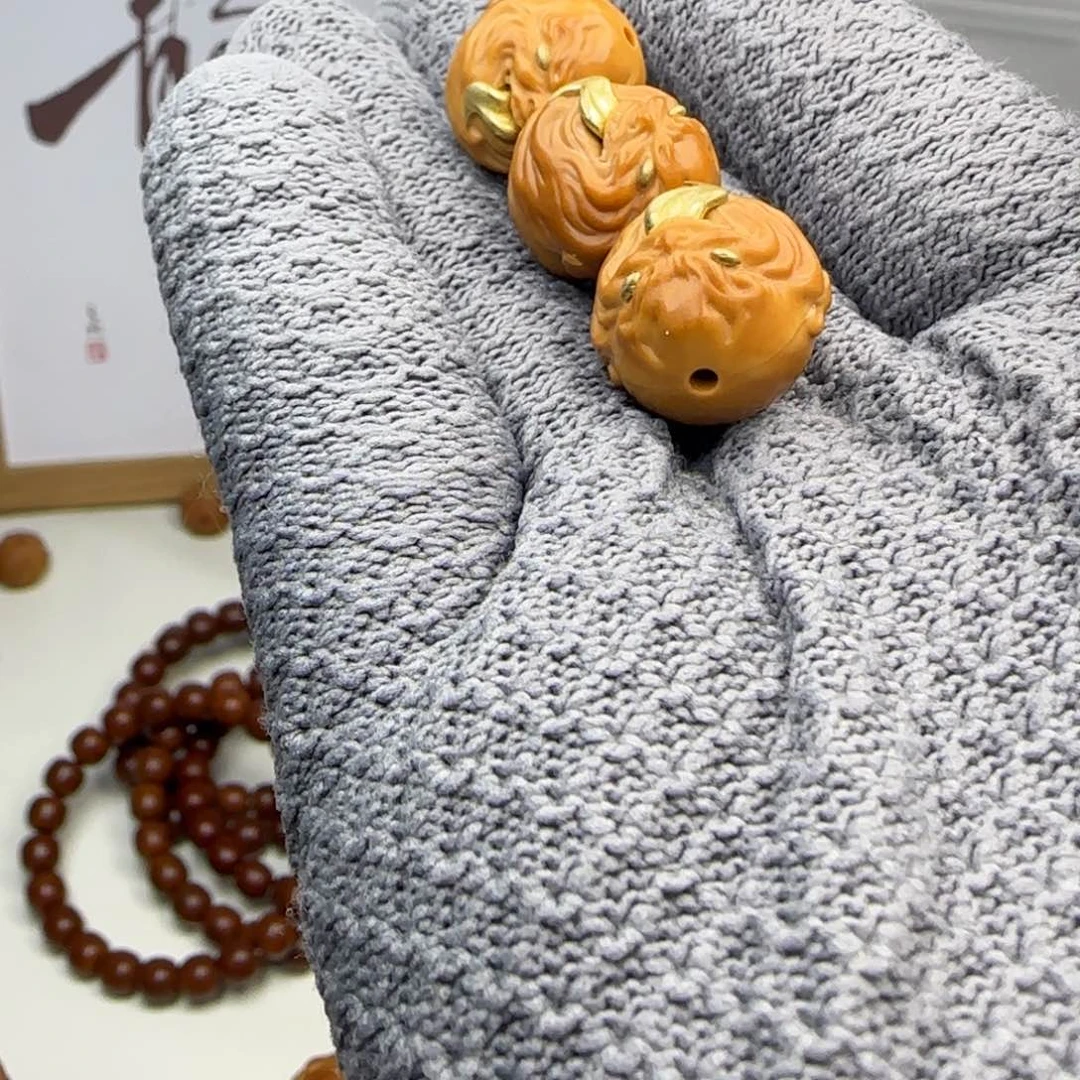 猴头核桃吊坠猴头配饰镶嵌单颗福利