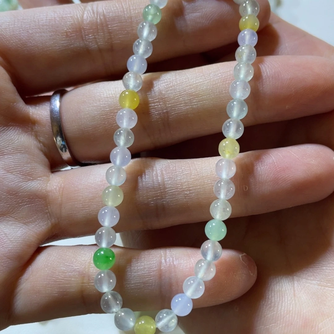 翡翠未镶嵌颈饰手串