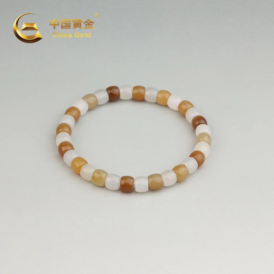【中国黄金】巧棠 | 和田玉*手串*未镶嵌-S4709-Y