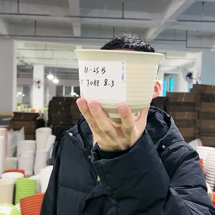 正品矮陶口15高11米色无托10只