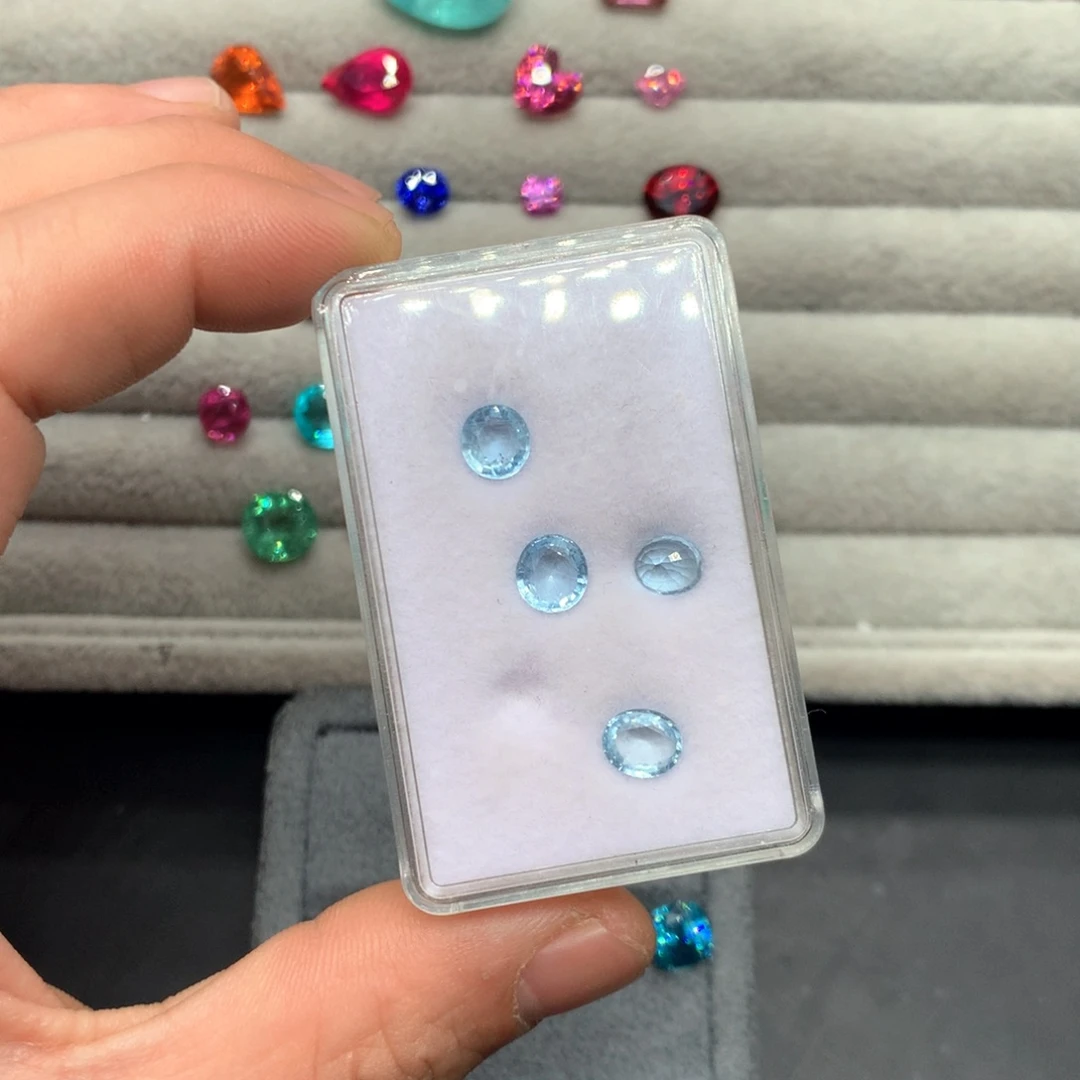 海蓝宝石裸石未镶嵌