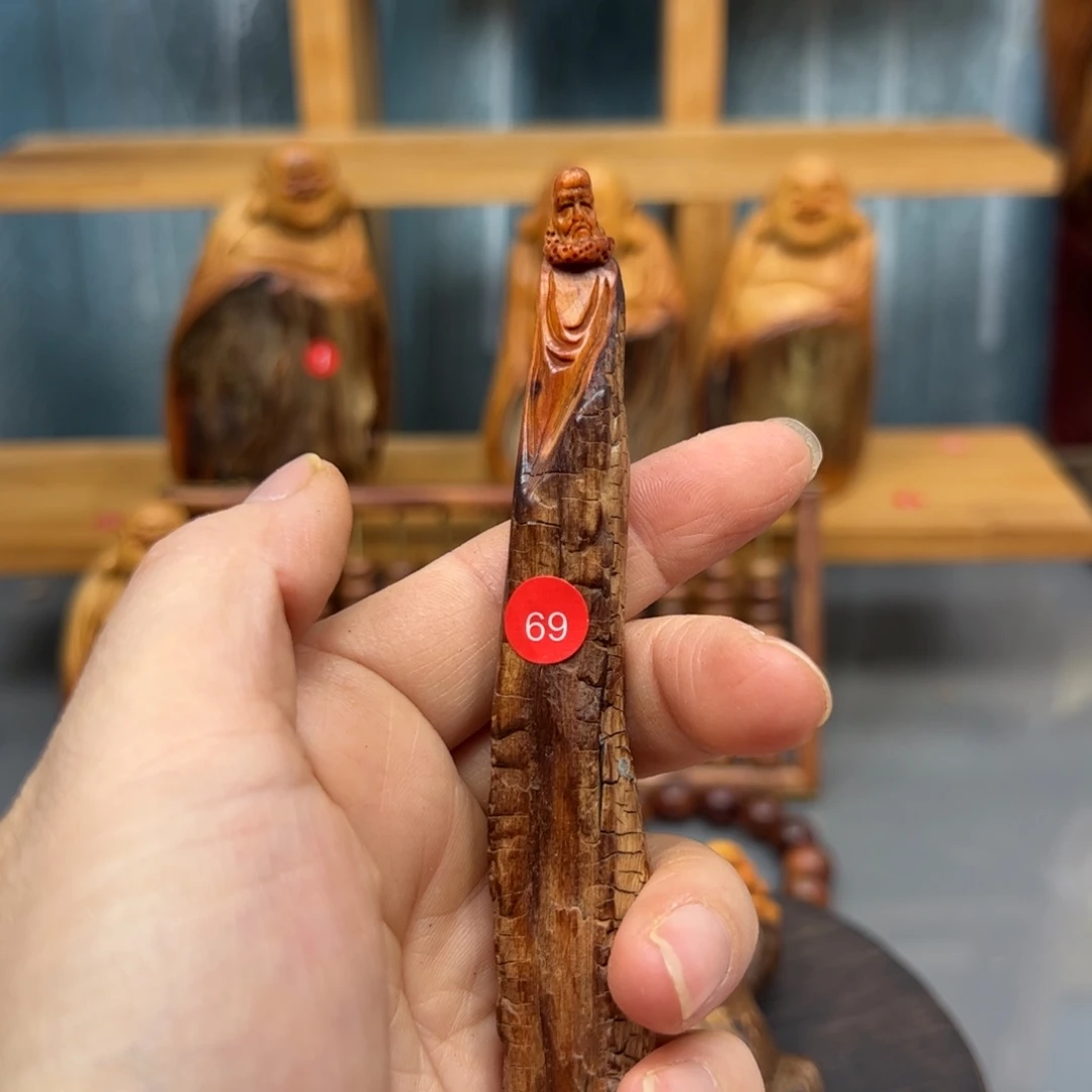 大****木崖柏木摆件手把件，