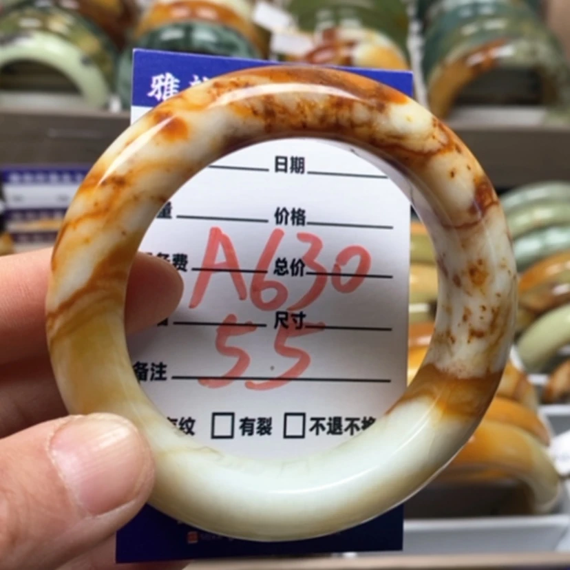 【闪购商品】蛇纹石玉手镯未镶嵌