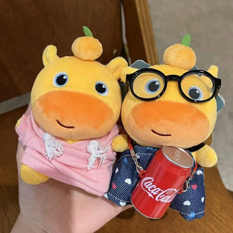 多爱正版水豚噜噜毛绒玩偶公仔挂件背包钥匙扣挂件水豚毛绒玩偶公