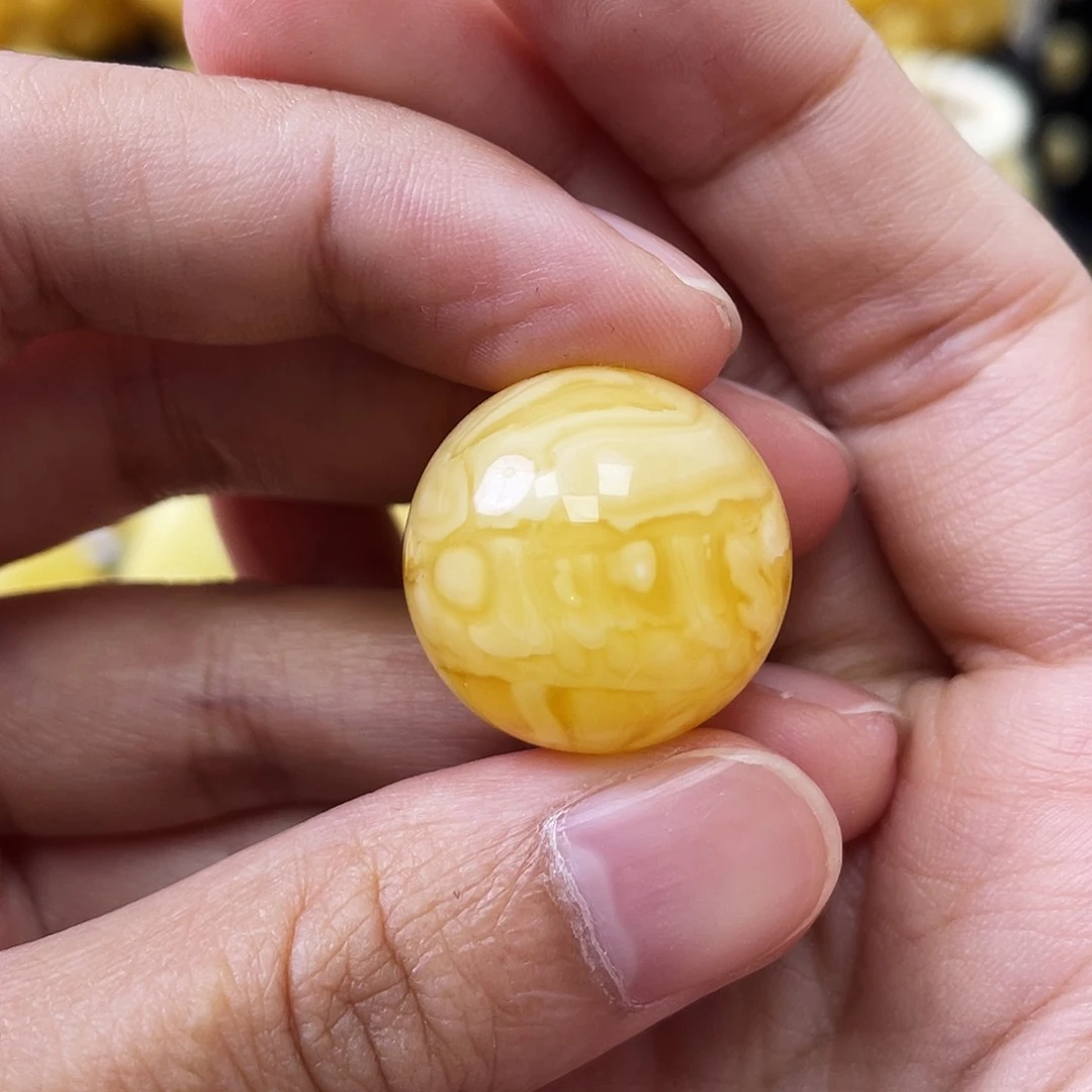 琥珀未镶嵌珠宝奇石21.1mm