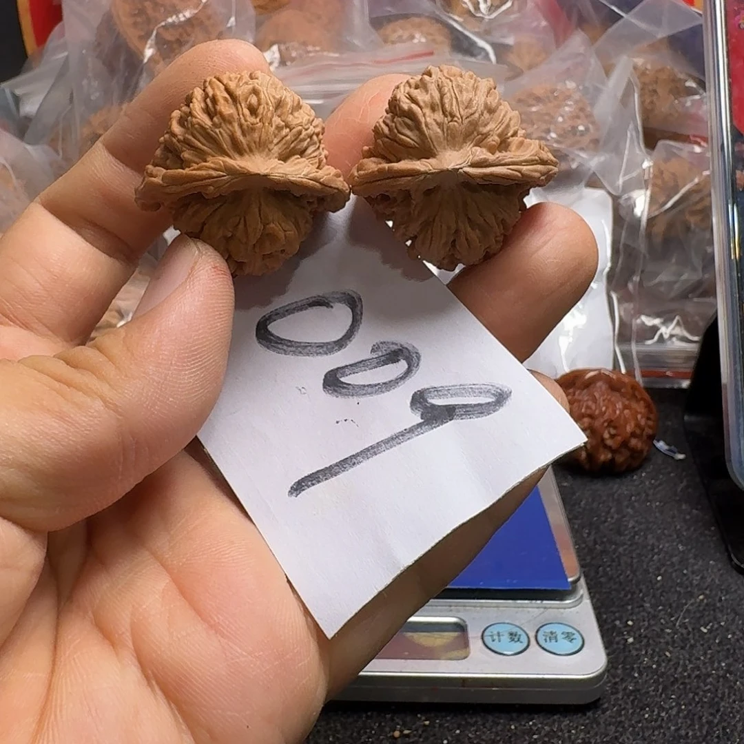 文玩核桃把件34小楼