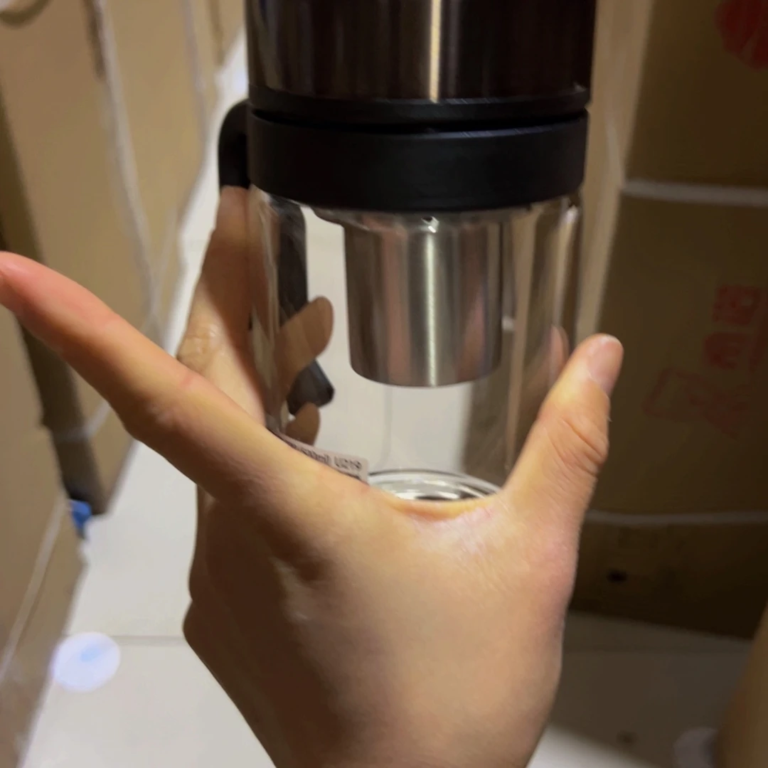 U219胡桃色单层烫手玻璃杯500➕牛奶杯