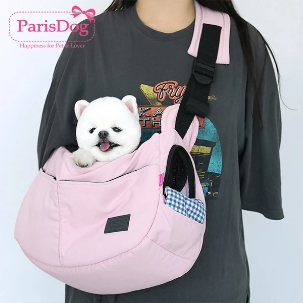 韩国【parisdog】明星同款素色宠物包狗包猫包出行包