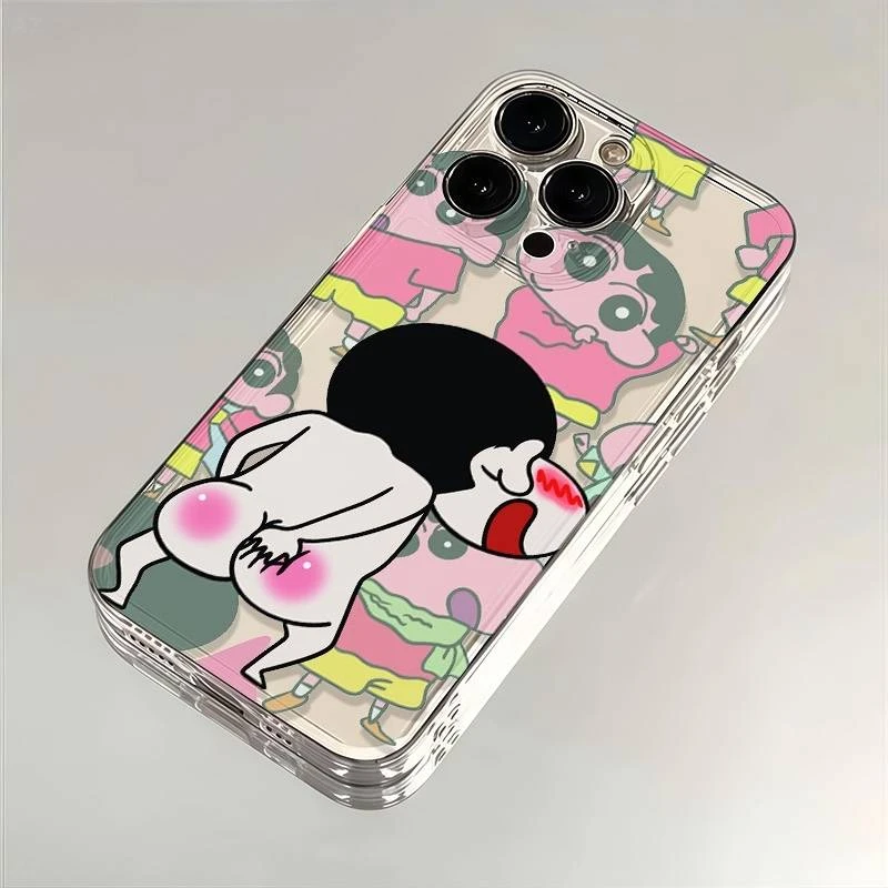 屁屁小新适用苹果iPhone16/15/14promax小米手机壳华为P70软