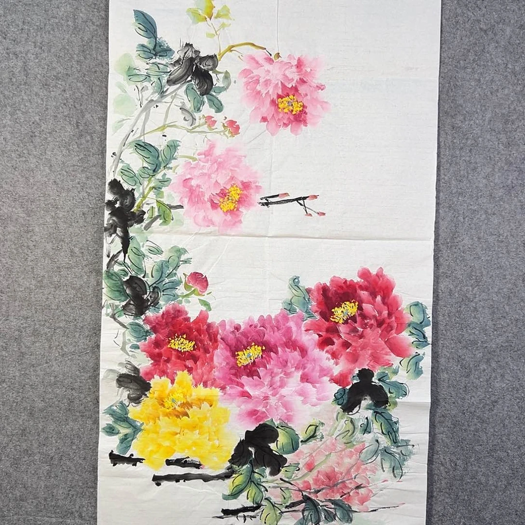 国画307 牡丹花等经济植物和花卉
