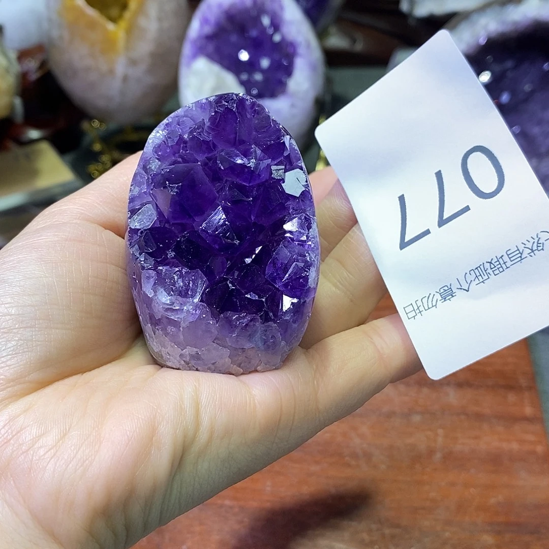 紫晶未镶嵌珠宝半成品