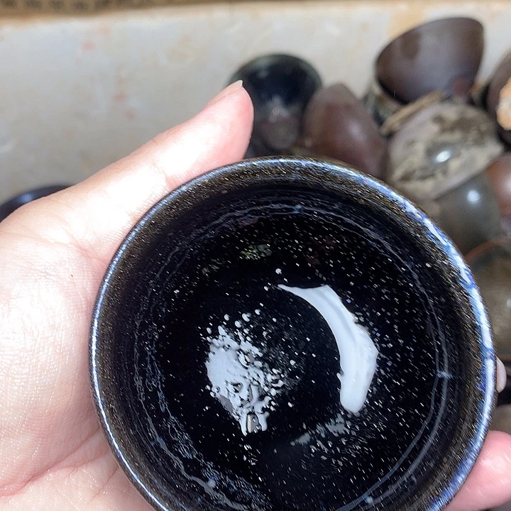 福建建阳建窑建盏上**水