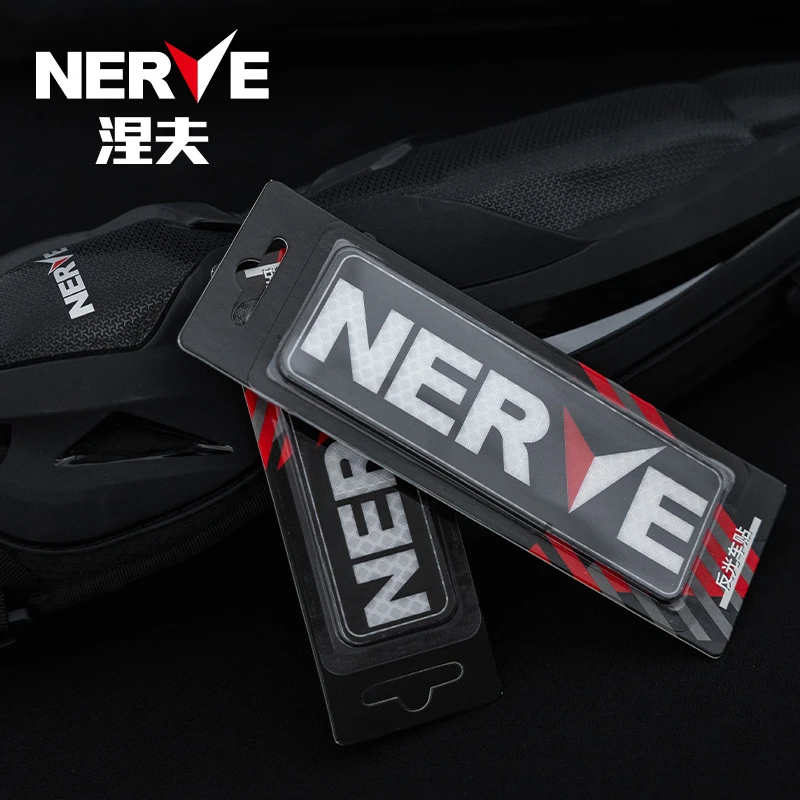 NERVE涅夫3M钻石级柔性反光车贴警示正品摩托车电动摩托夜间头套