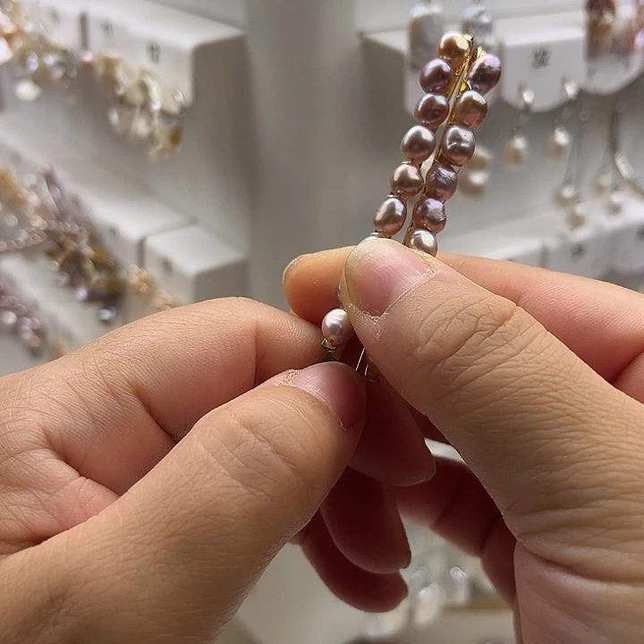 未镶嵌淡水珍珠发夹