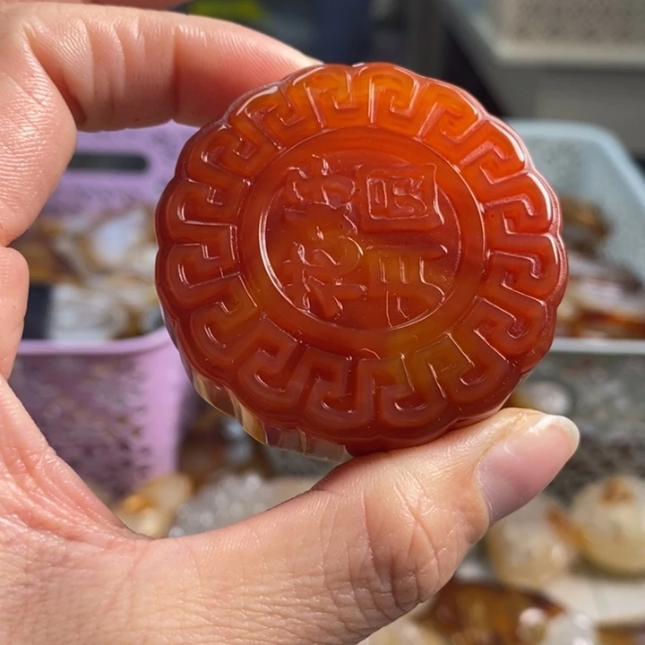 玛瑙/玉髓吊坠(不含链)未镶嵌