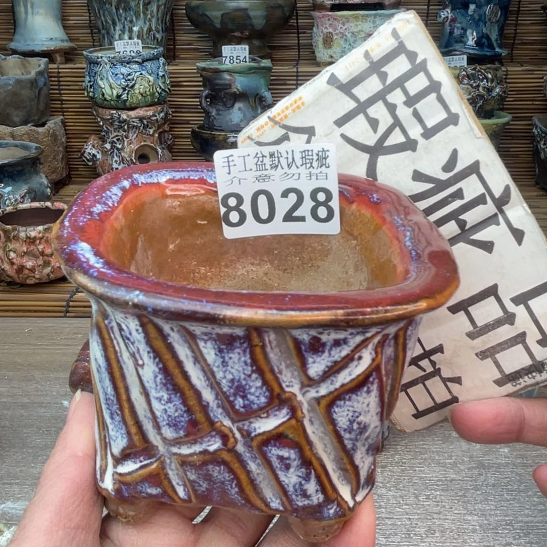 手工花盆默认瑕疵完美者勿拍