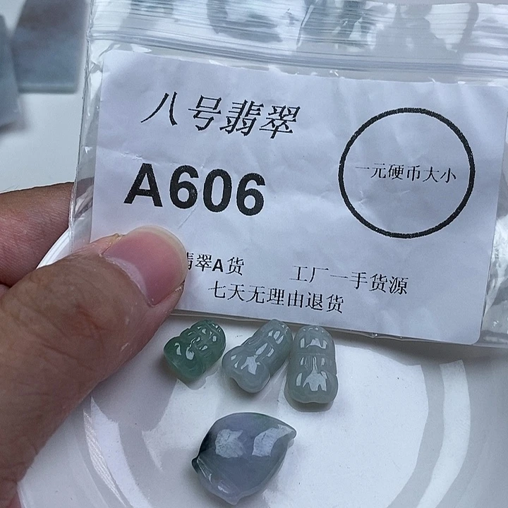 果***儿翡翠未镶嵌颈饰zz