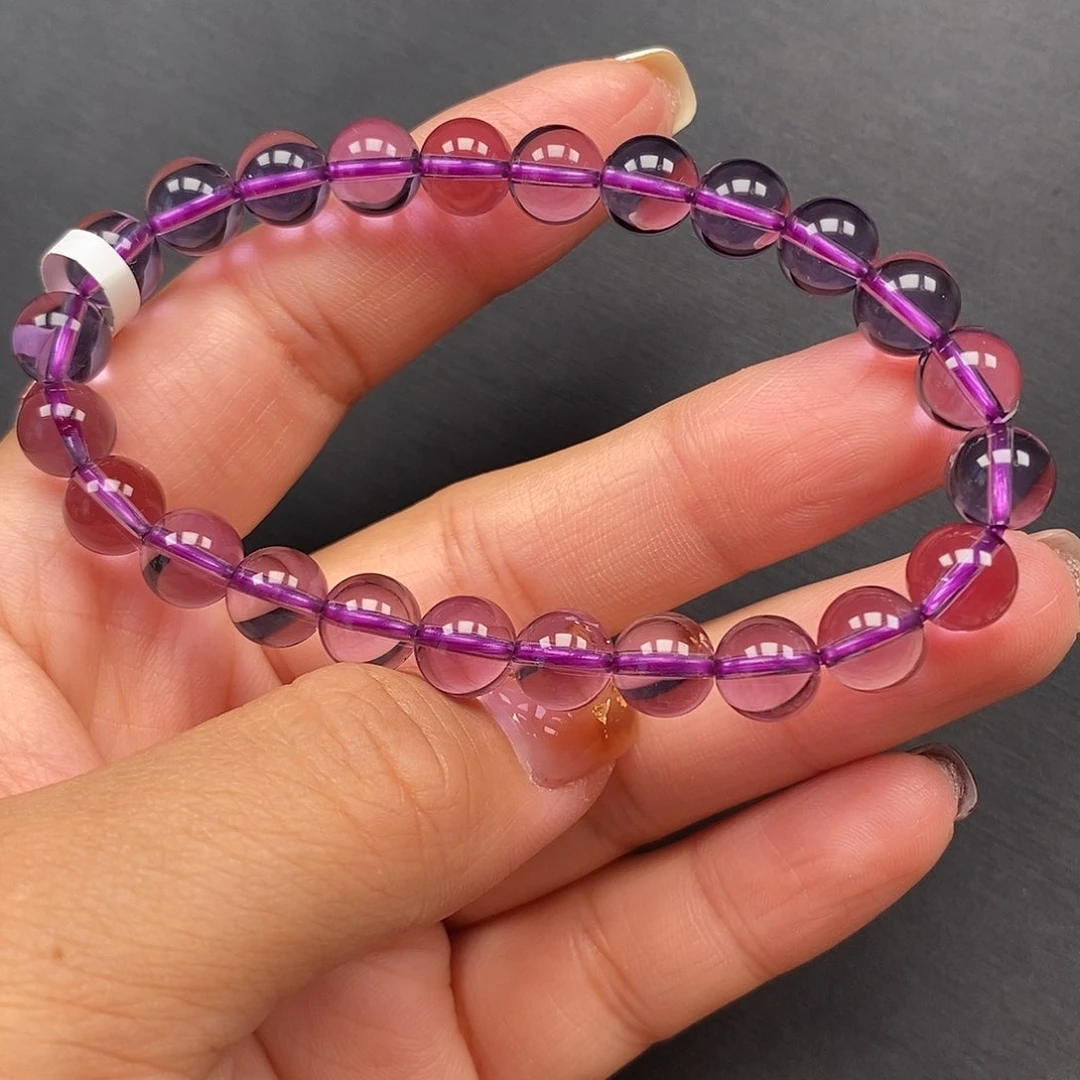 未镶嵌手链水晶紫水晶8