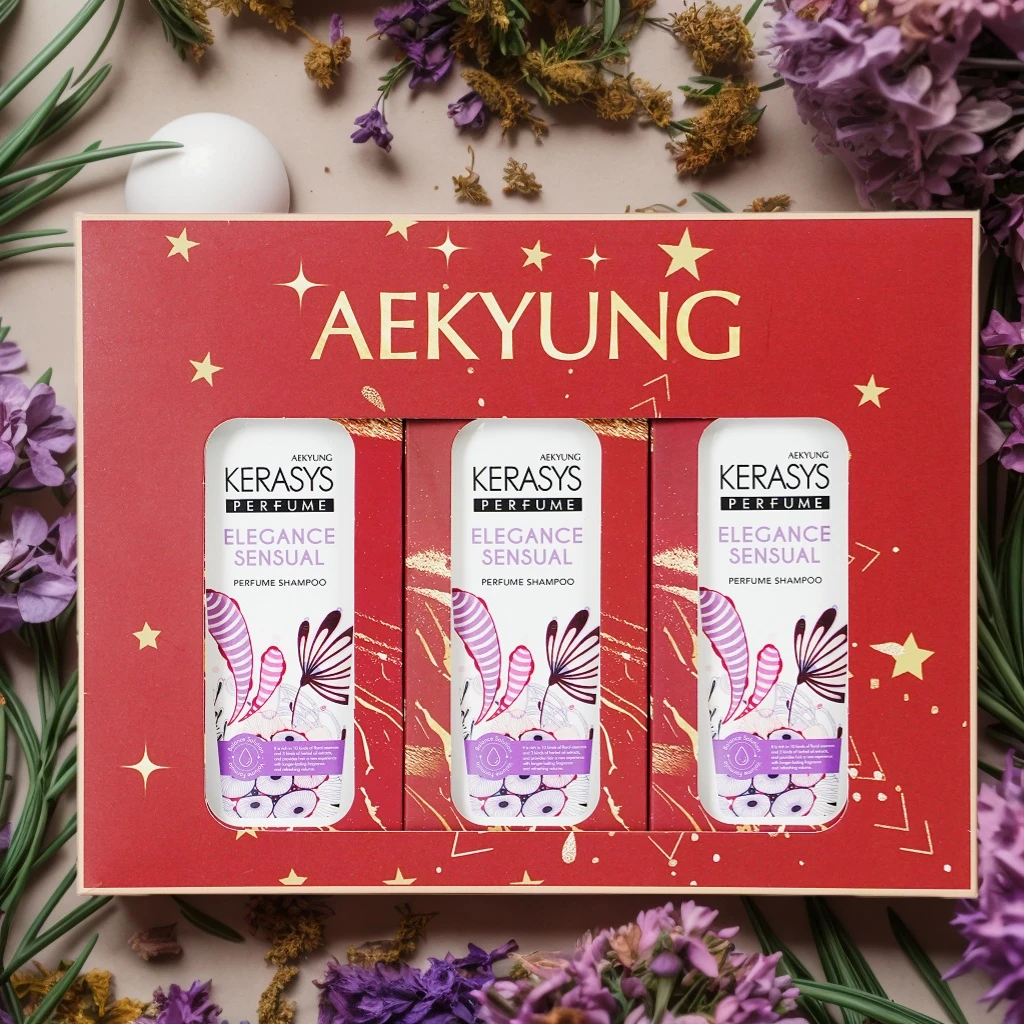 爱敬科娜洗丝香氛洗发水留香柔顺修护洗护套补水保湿舒缓bt