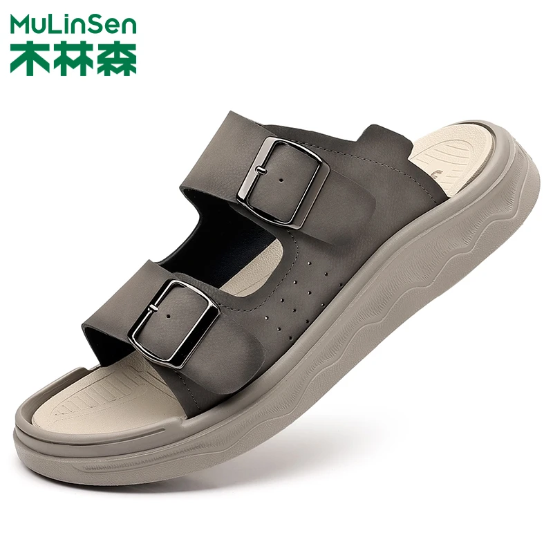 木林森凉鞋男夏季新款外穿运动凉拖鞋男式防滑户外休闲沙滩鞋男士
