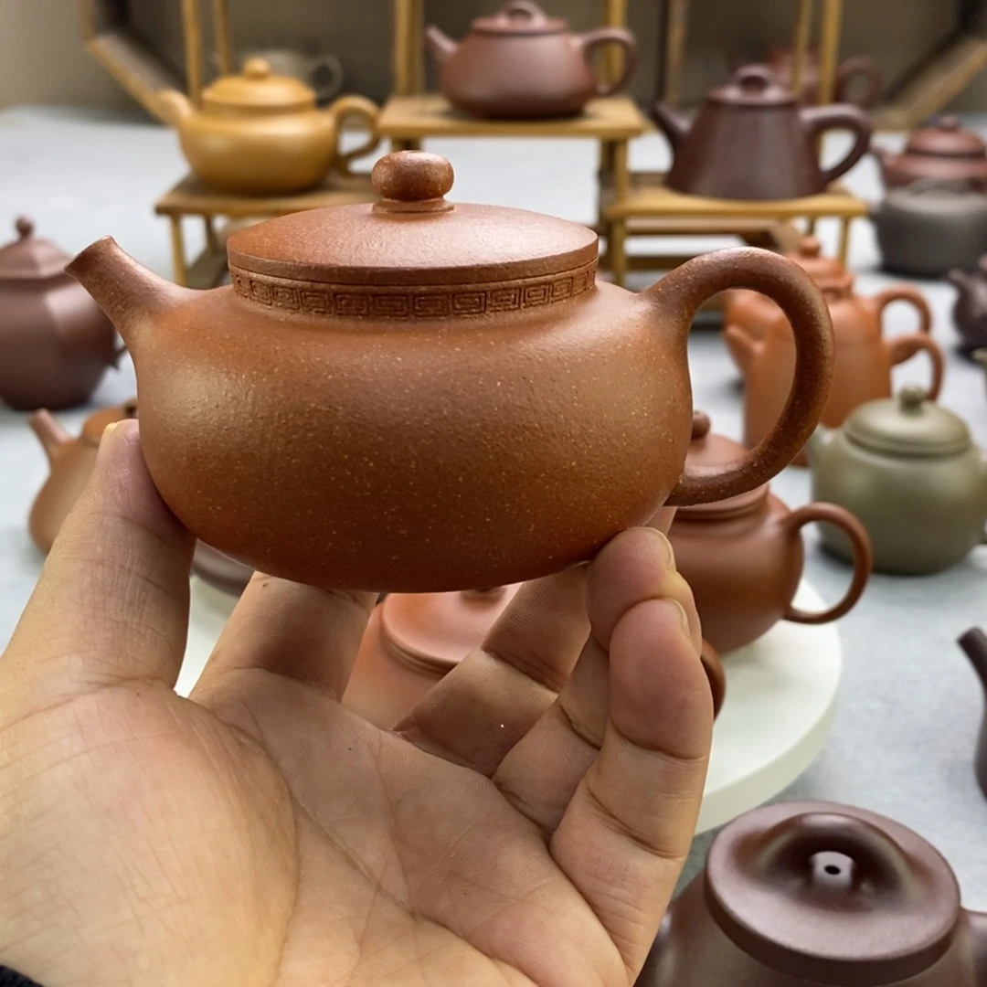 茶壶紫砂降坡泥平安