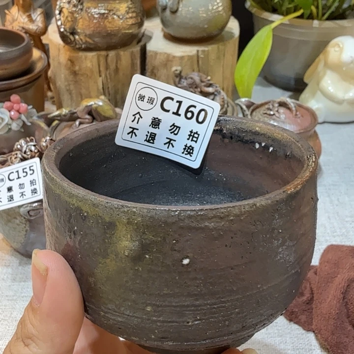 陶盘精品柴烧福利放漏