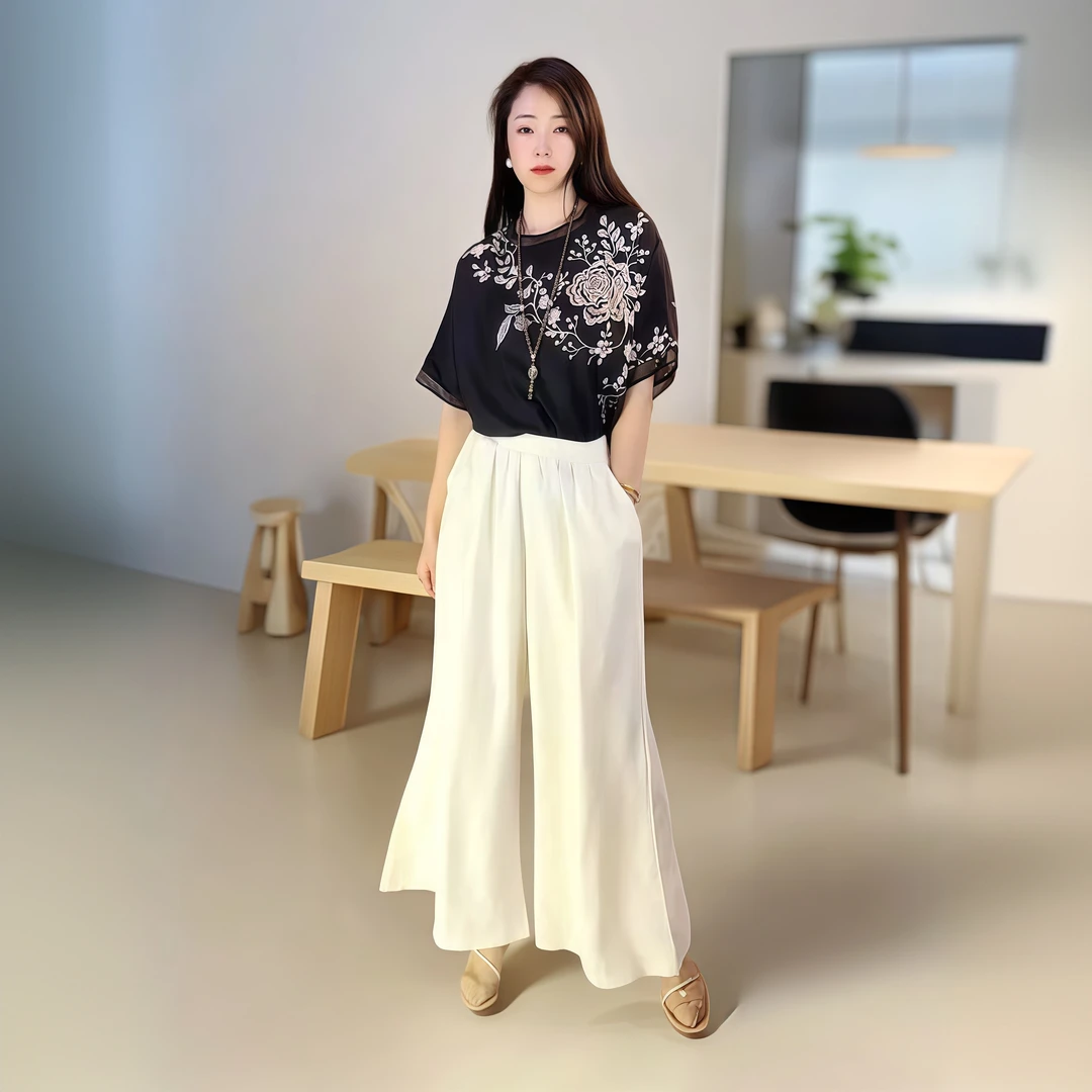 时尚气质休闲百搭宽松洋气减龄夏季设计师轻奢上衣1173