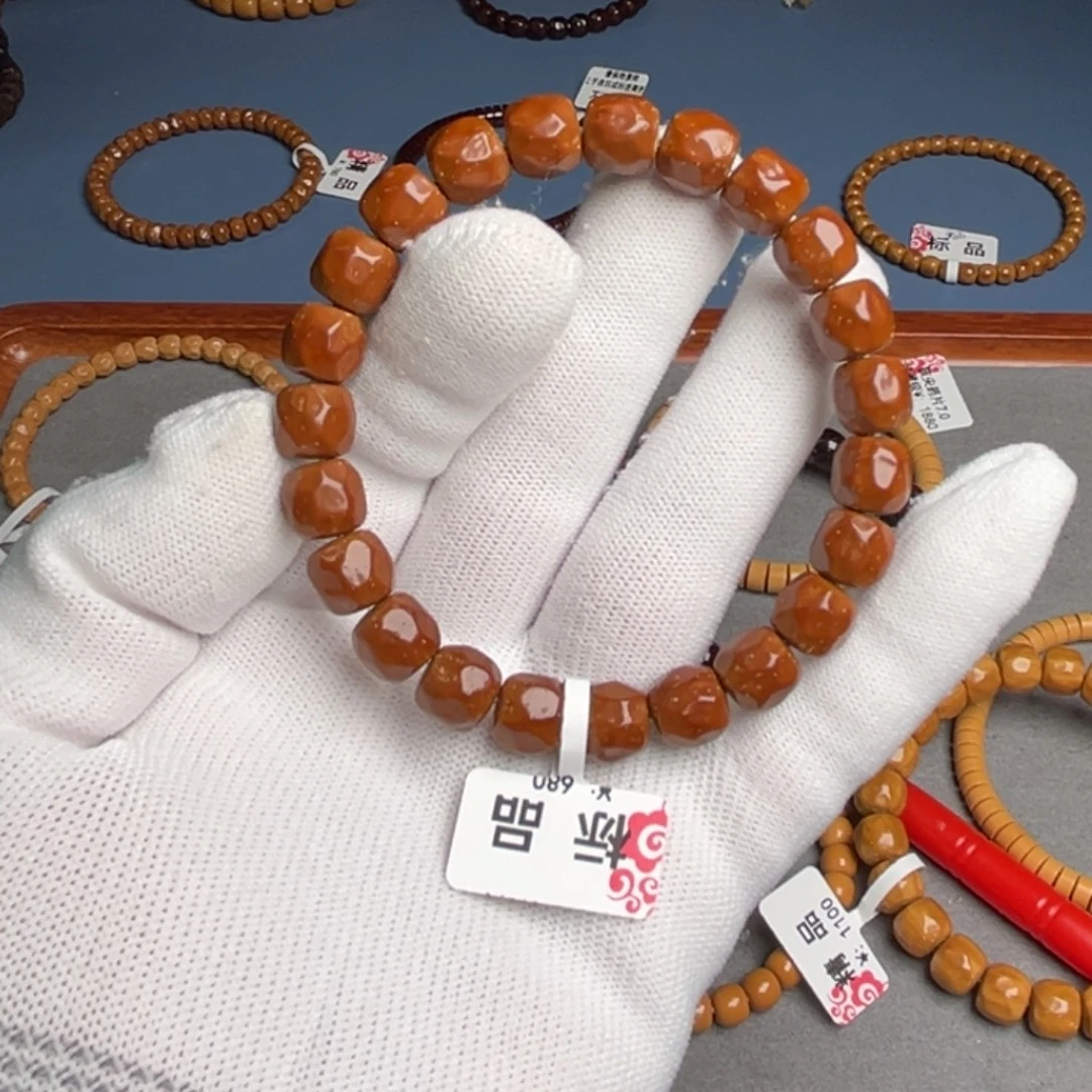 無***界手串紫金鼠10尺无相实心鼠