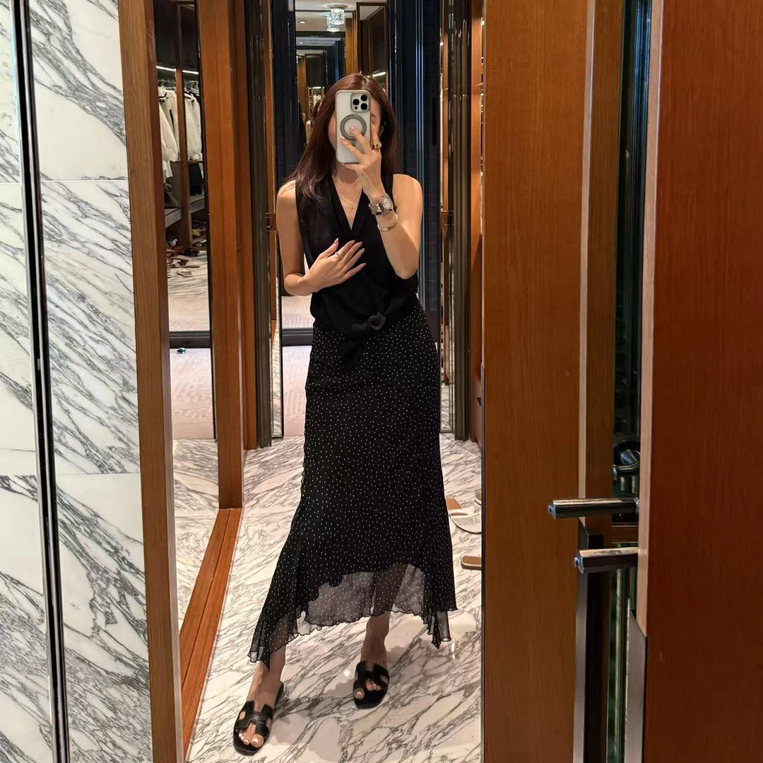 KEEP KAPU靠谱【慢调巴黎】新款波点不规则时尚半裙KP250037