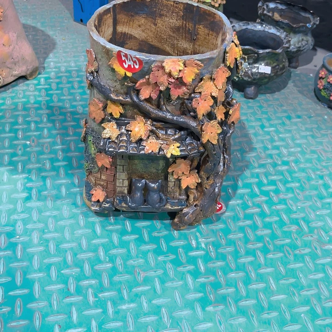 微瑕545 号陶然花器手工花盆