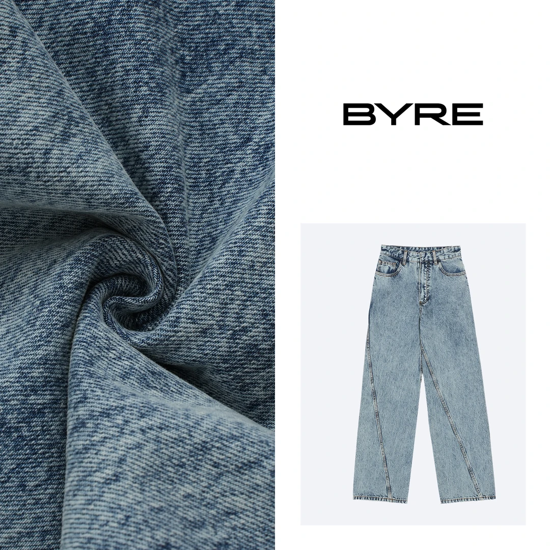 LM113 歪裤线直筒牛仔裤【机洗】