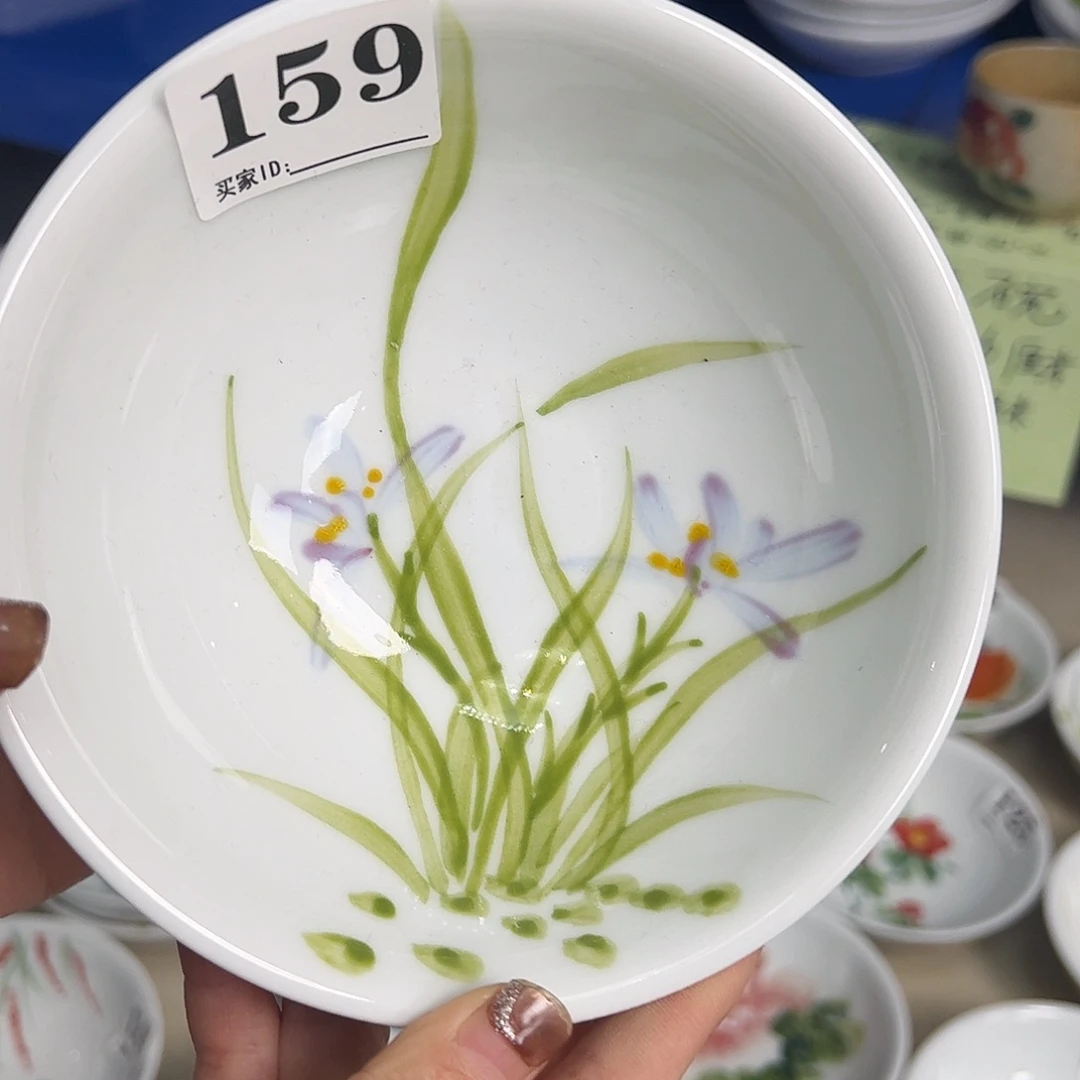 瓷片景德镇陶瓷手工手绘制作