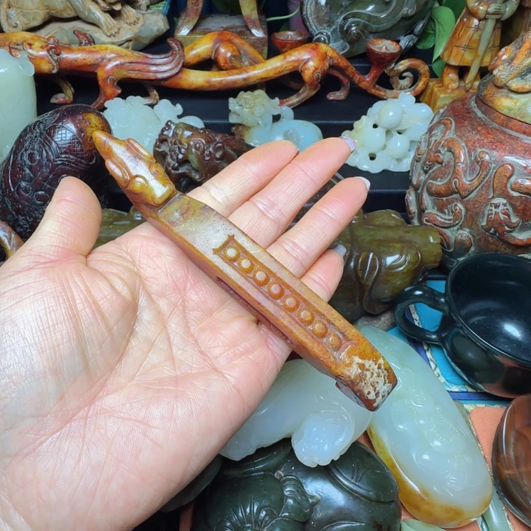 和田玉摆件未镶嵌心**品