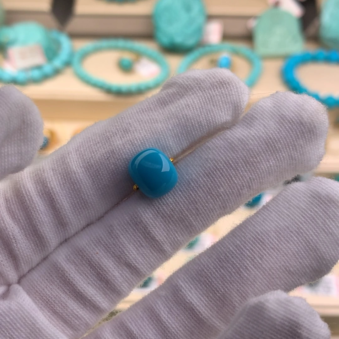 绿松石珠宝奇石未镶嵌阿***头