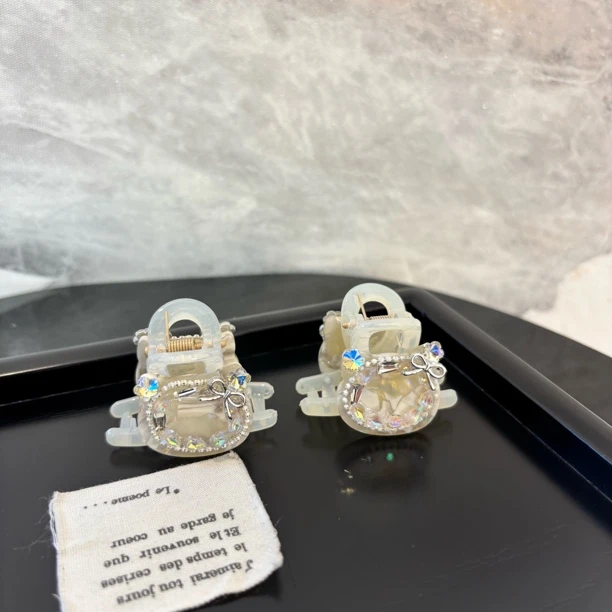 蝴蝶结猫头发夹FJ1434（一对）