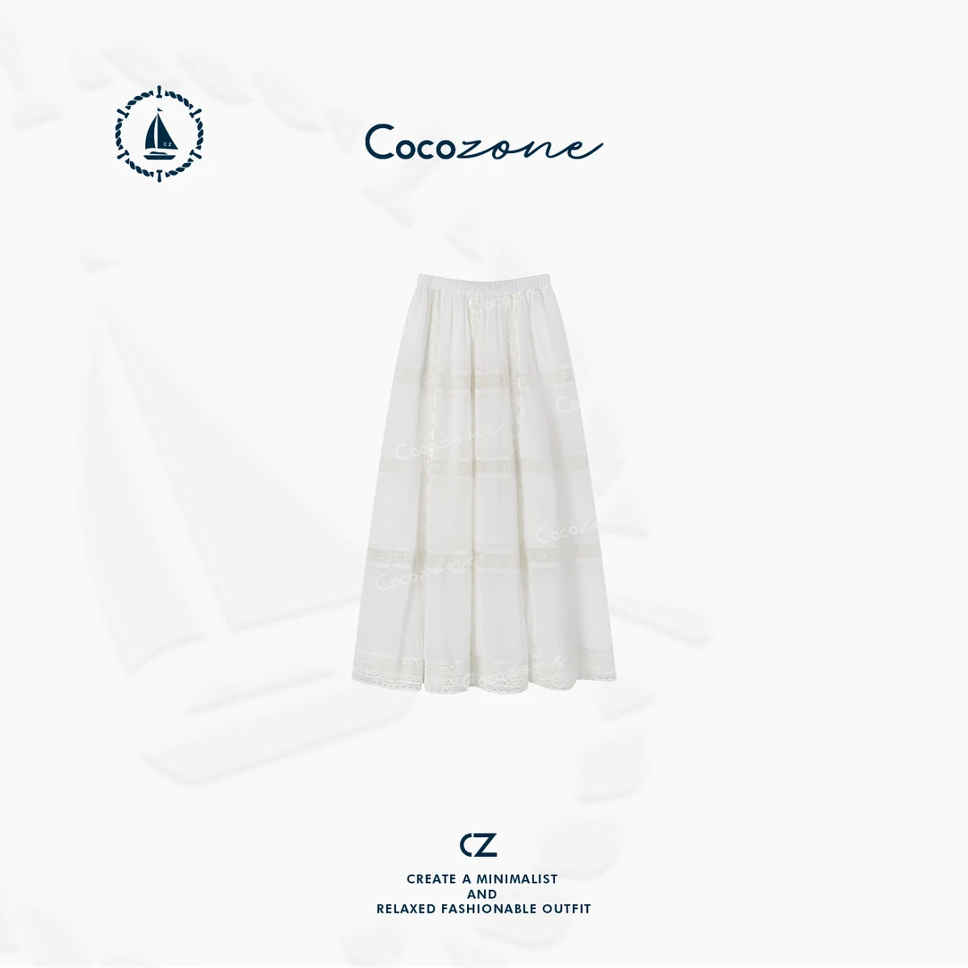 COCO ZONE 刘一一 【黑标系列】异域度假风气质半身裙CD1A0259