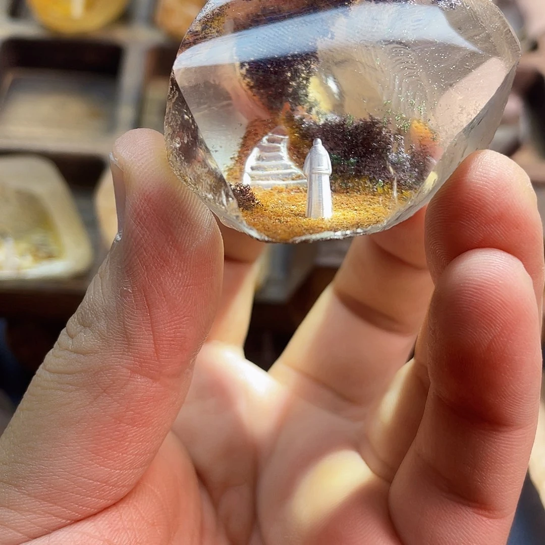 珠宝半成品水晶未镶嵌