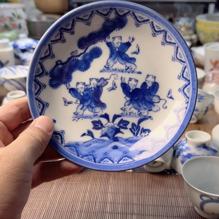青花瓷器杯子茶具