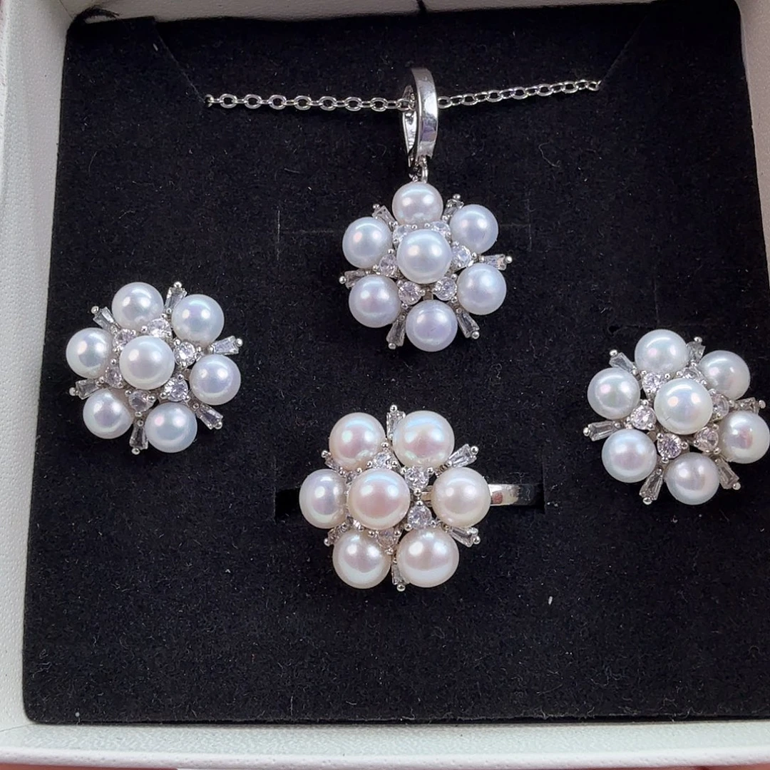 未镶嵌耳饰淡水珍珠